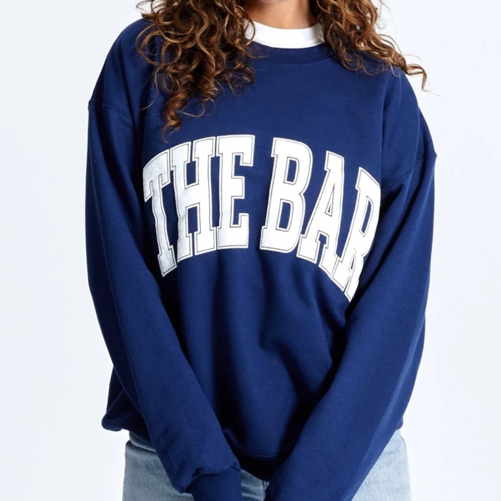 The Bar Navy Blue Sweatshirt